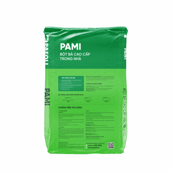 Bột bả cao cấp trong nhà PAMI