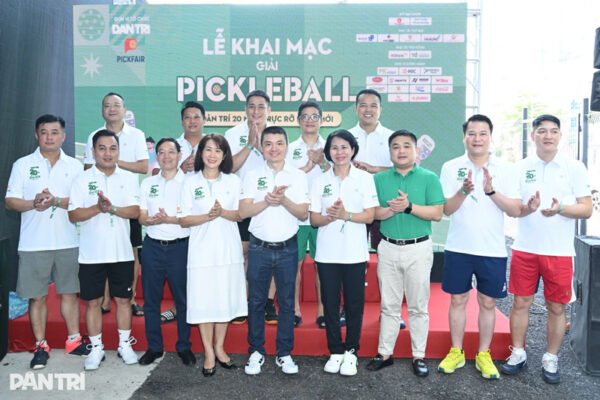khai mạc giải đấu pinkleball Dân Trí 20 năm rực rỡ