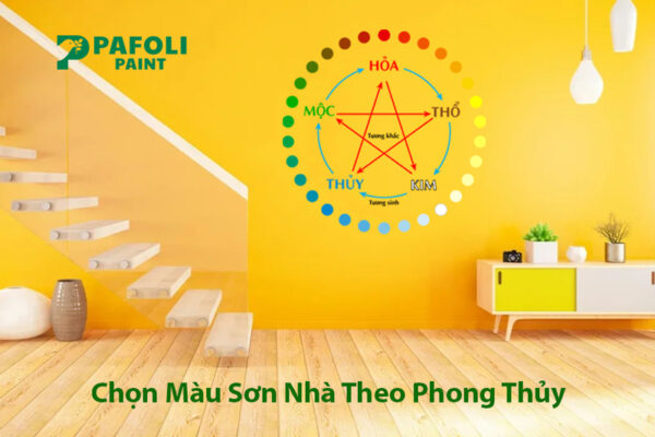 sơn nhà theo phong thuỷ
