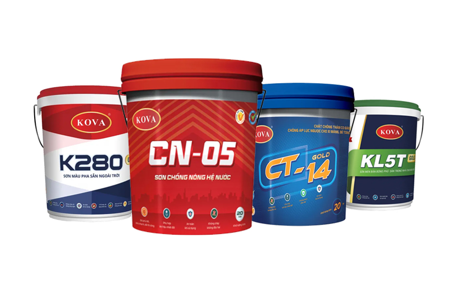 Các hãng sơn tốt sơn Kova