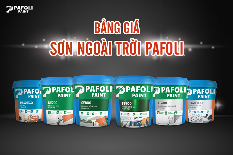 Bảng báo giá sơn ngoài trời