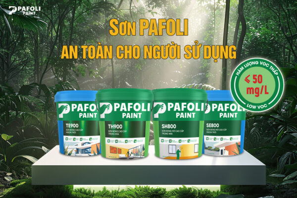 hàm lượng VOC trong sơn Pafoli cực thấp