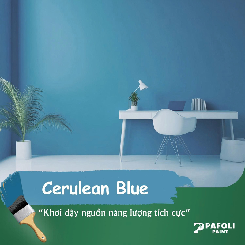 màu sơn nhà đẹp xanh dương