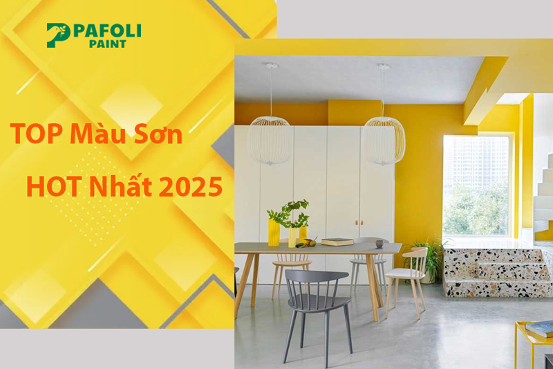 Màu sơn nhà đẹp 2025