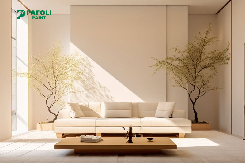 sơn màu be cho nội thất