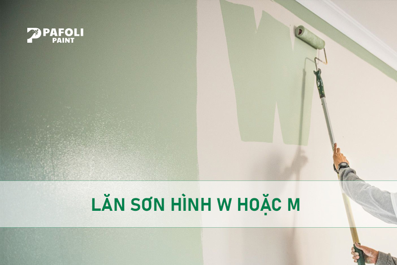 cách lăn sơn tường đẹp