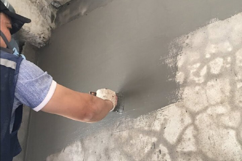 chống thấm tường ngoài trời bằng xi măng