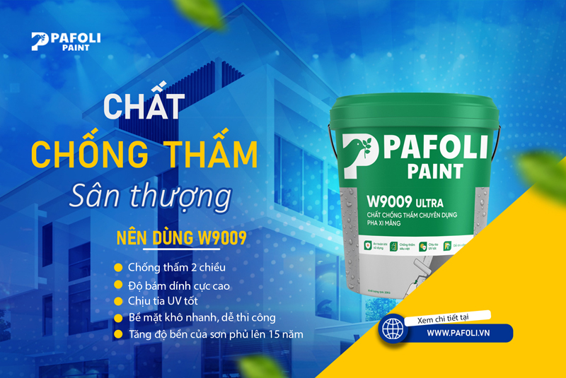 sơn chống thấm sân thượng w9009