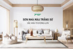 sơn nhà màu trắng sứ