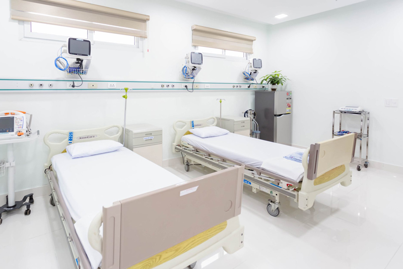 màu trắng sứ rất được ưa chuộng tại bệnh viện