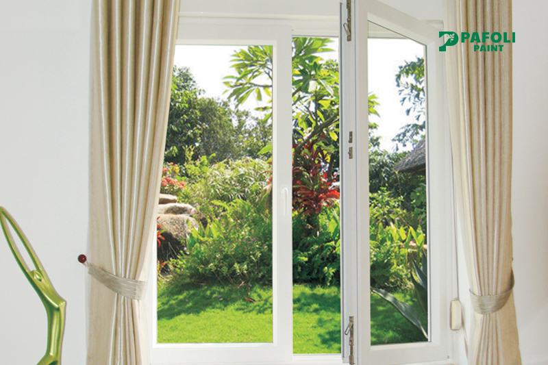 khử mùi sơn tường mới