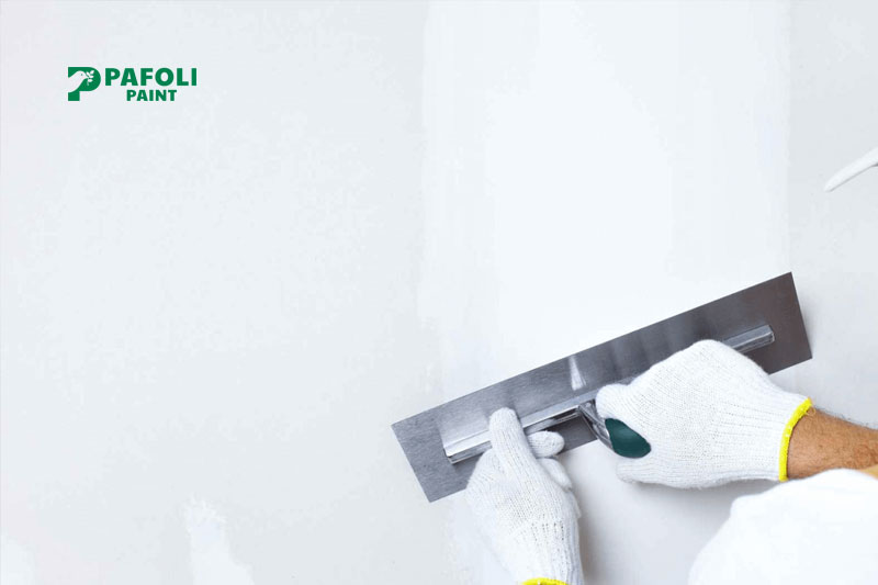 cách sơn lại tường cũ 