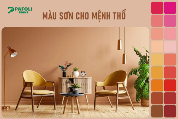 màu sơn hợp mệnh thổ