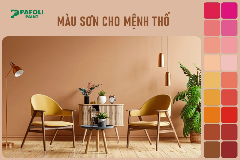 màu sơn hợp mệnh thổ