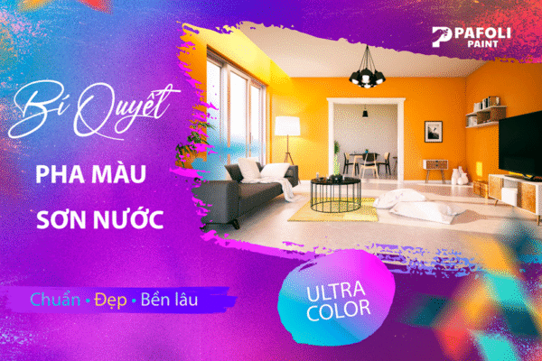 cách pha màu sơn nước
