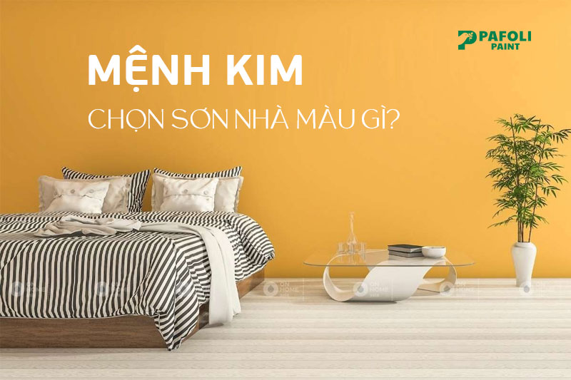 Màu sơn hợp mệnh kim
