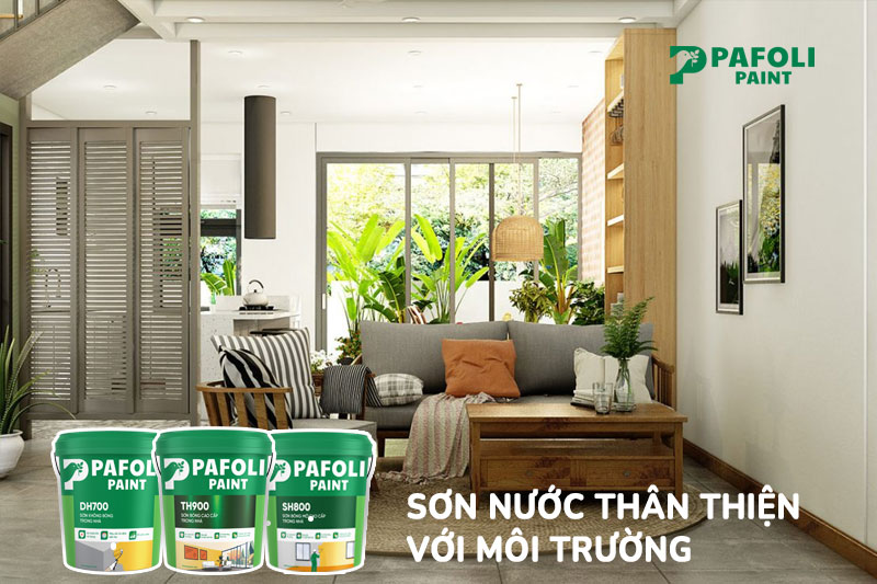 sơn nước thân thiện với môi trường
