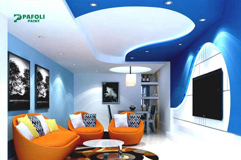 Cách phối màu sơn trần nhà đẹp