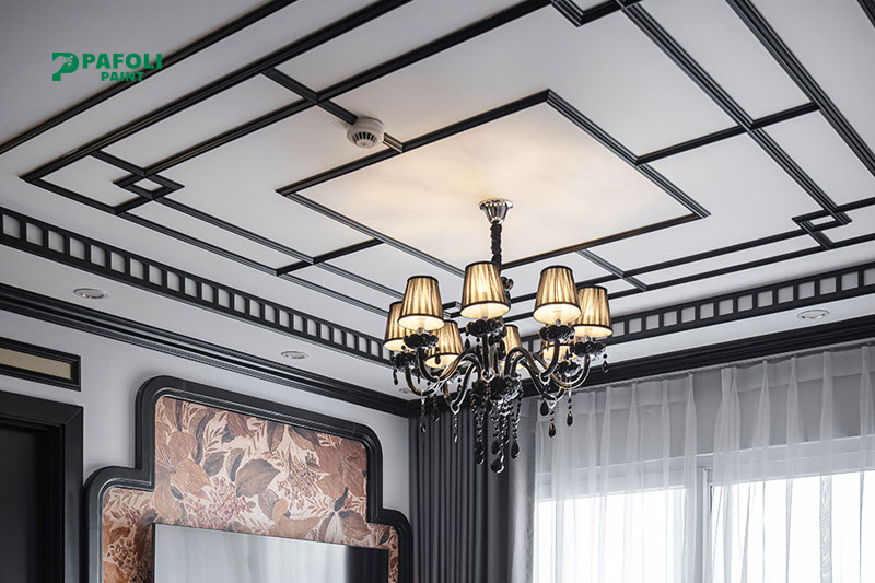Cách phối màu sơn trần nhà đẹp