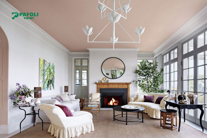 Cách phối màu sơn trần nhà đẹp