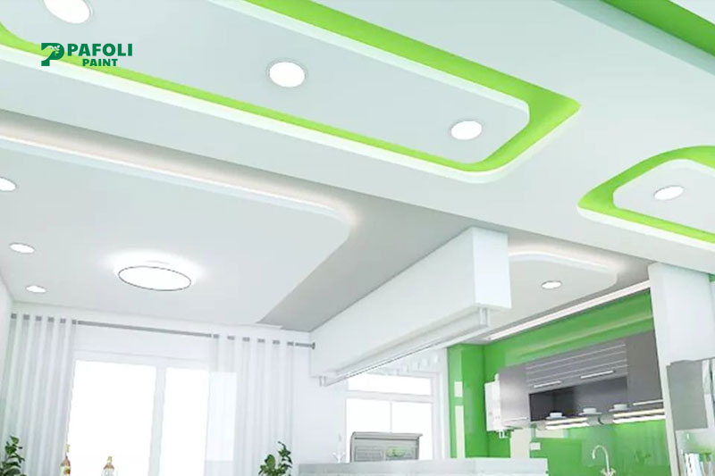 Cách phối màu sơn trần nhà đẹp