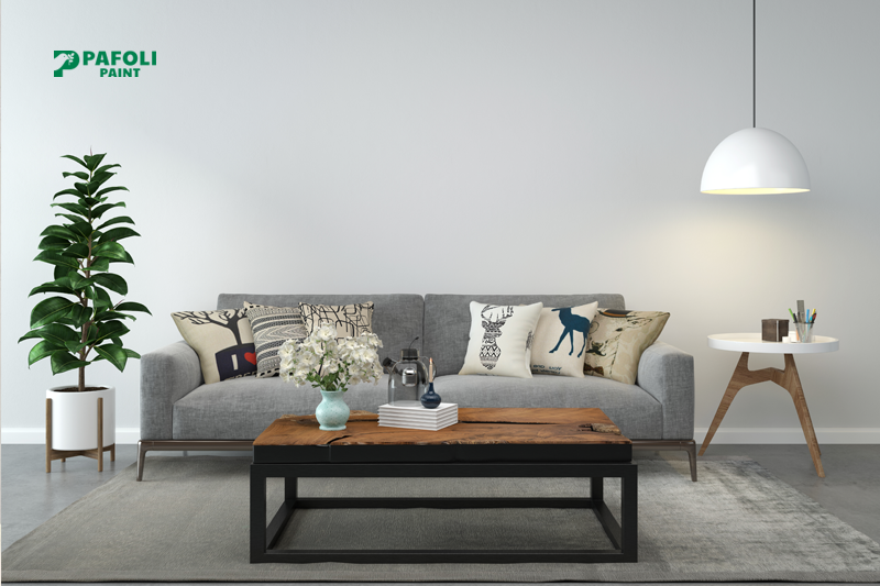 sơn nhà màu ghi xám