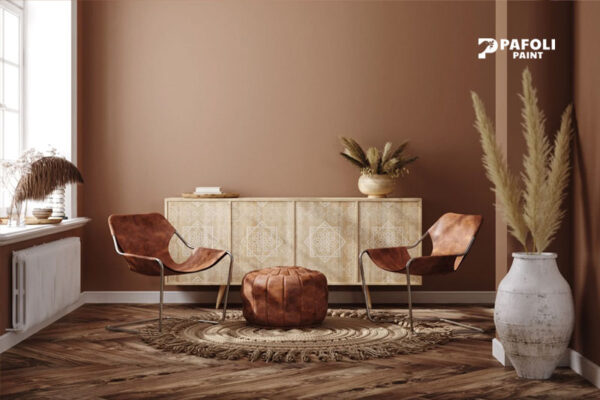 Sơn nhà màu nâu sữa