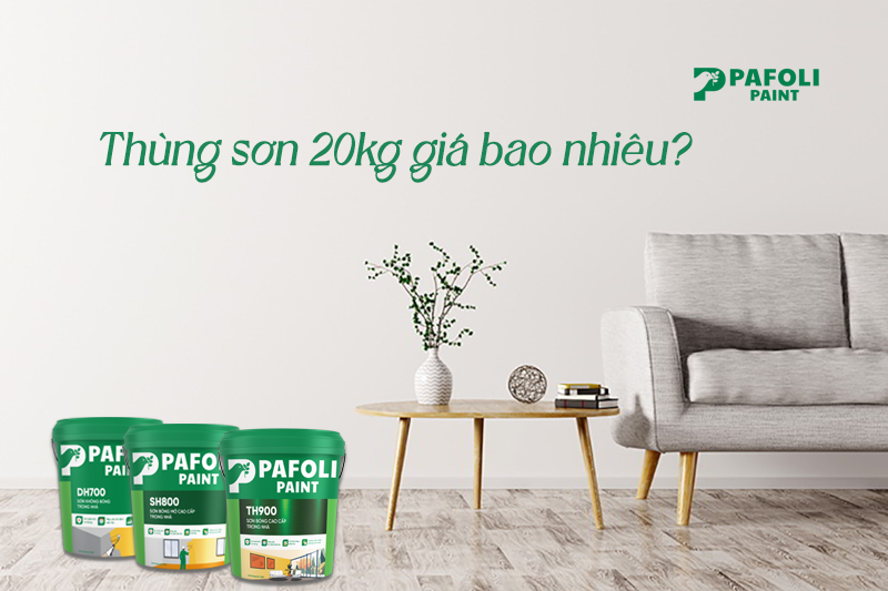 thùng sơn 20kg giá bao nhiêu