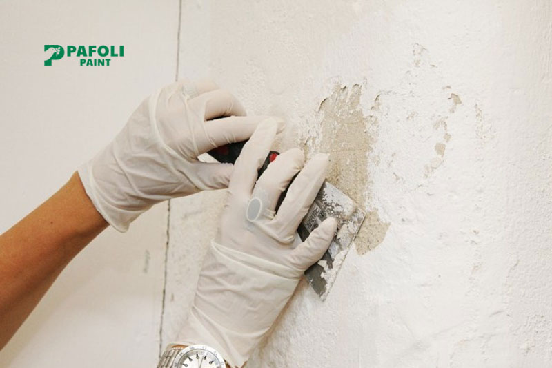 tường bị muối hoá