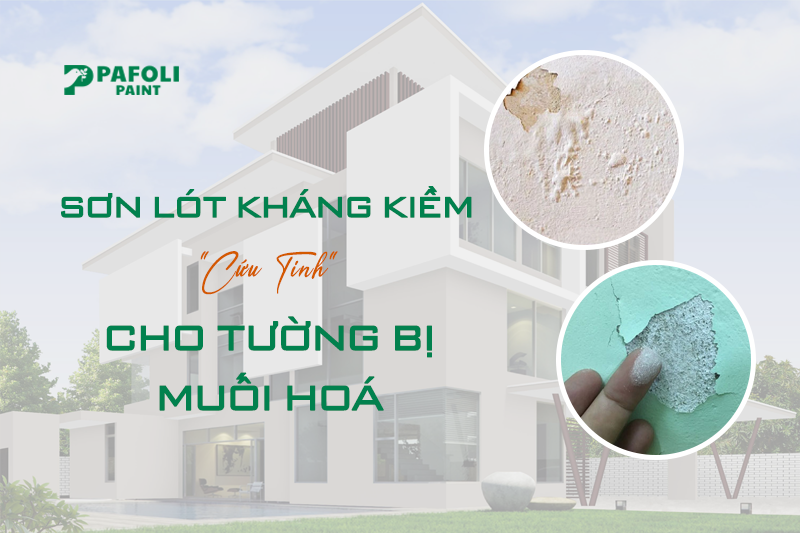 tường bị muối hoá
