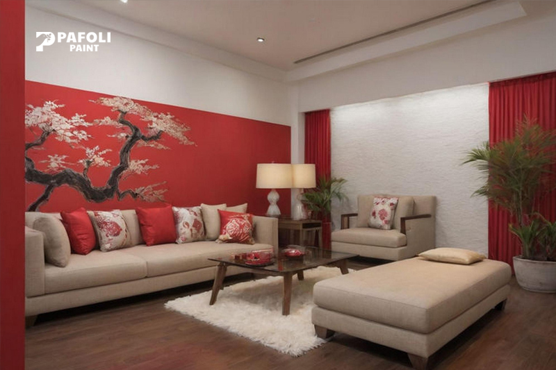 màu sơn nhà đón tết