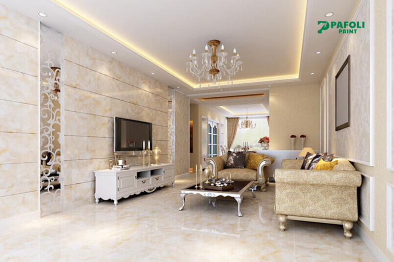 nên ốp gạch hay sơn tường