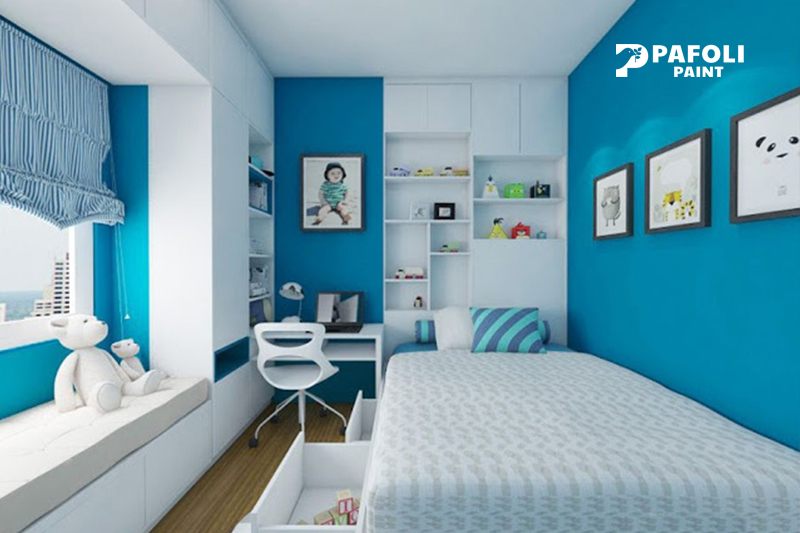 Sơn màu xanh dương