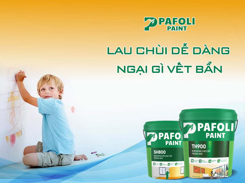 Sơn nội thất dễ lau chùi
