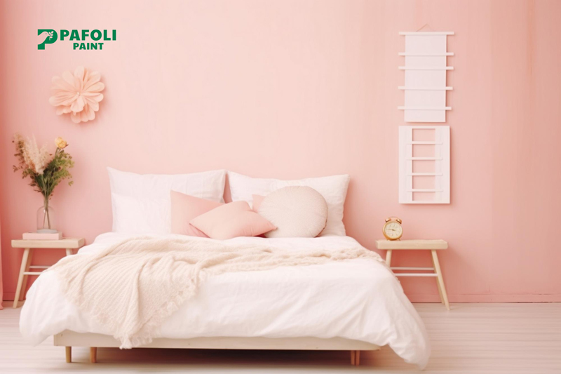 mẫu sơn phong ngủ màu hồng