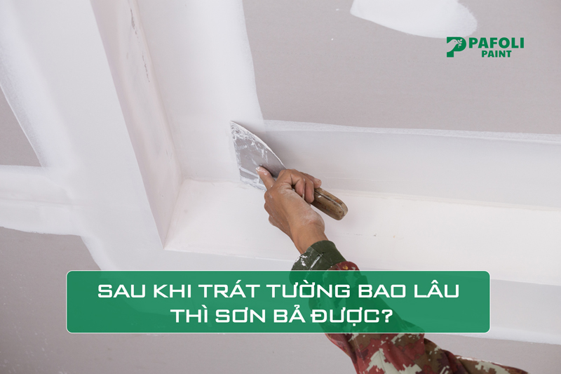 Trát tường bao lâu thì sơn bả được