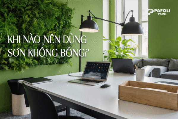 khi nào nên dùng sơn không bóng