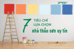 lựa chọn nhà thầu sơn nội thất