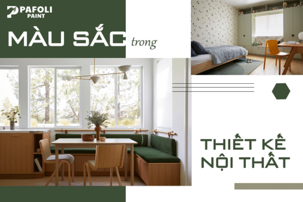 màu sắc trong thiết kế nội thất