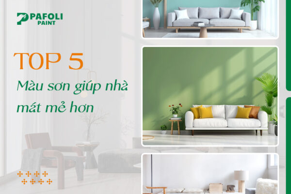 màu sơn giúp nhà mát hơn