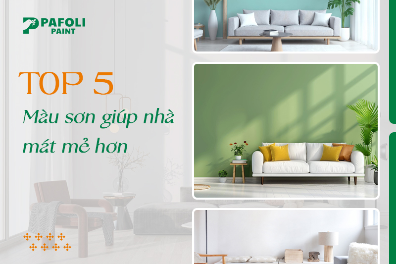 màu sơn giúp nhà mát hơn