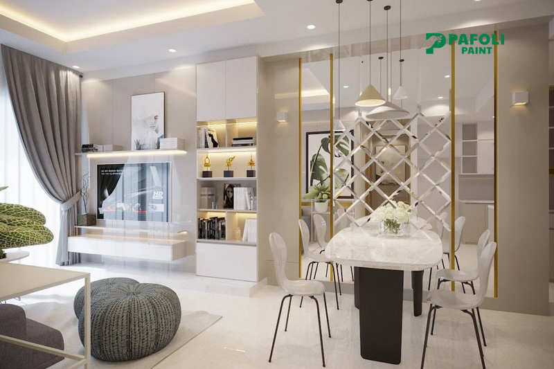 Phòng nhỏ nên sơn màu gì