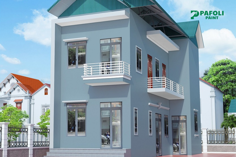 nhà hướng tây sơn màu gì