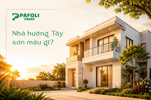 nhà hướng tây sơn màu gì