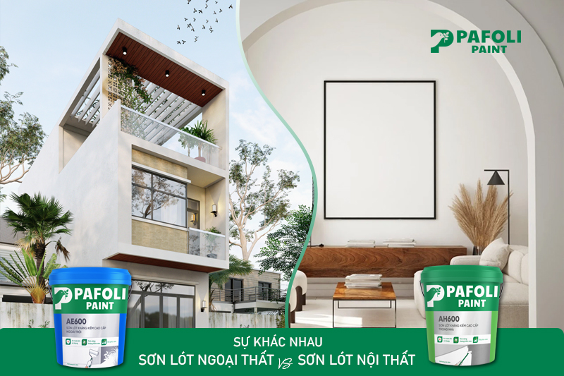 sơn lót nội thất và ngoại thất khác nhau như thế nào