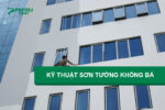 kỹ thuật sơn tường không bả