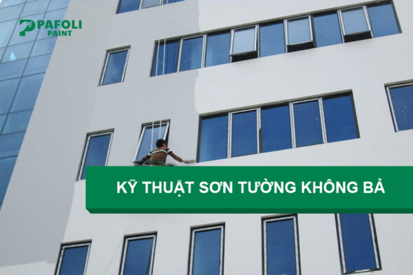 kỹ thuật sơn tường không bả