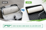 vệ sinh cọ lăn sơn nước