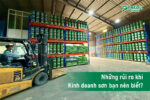 Những rủi ro khi kinh doanh sơn