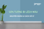 sơn bị lệch màu